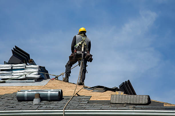 Professional Roof Replacement technician working in Victor, ID